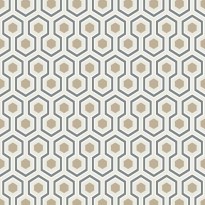 Cole and Son Contemporary Restyled Hicks Hexagon 95-3016 Cream Grey